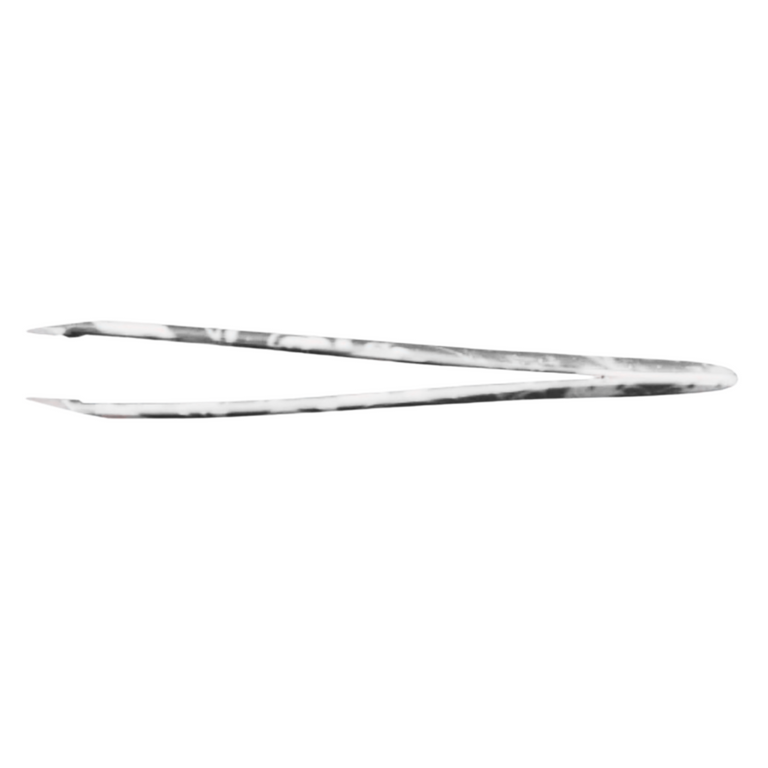 Bello Pro C9503 Professional Tweezers White Glitter