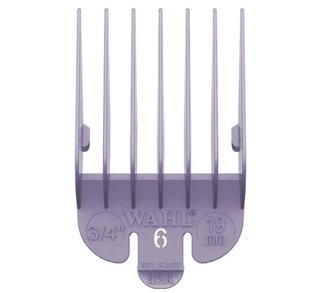 Wahl #6 Guide Comb Mauve 3/4" 19mm