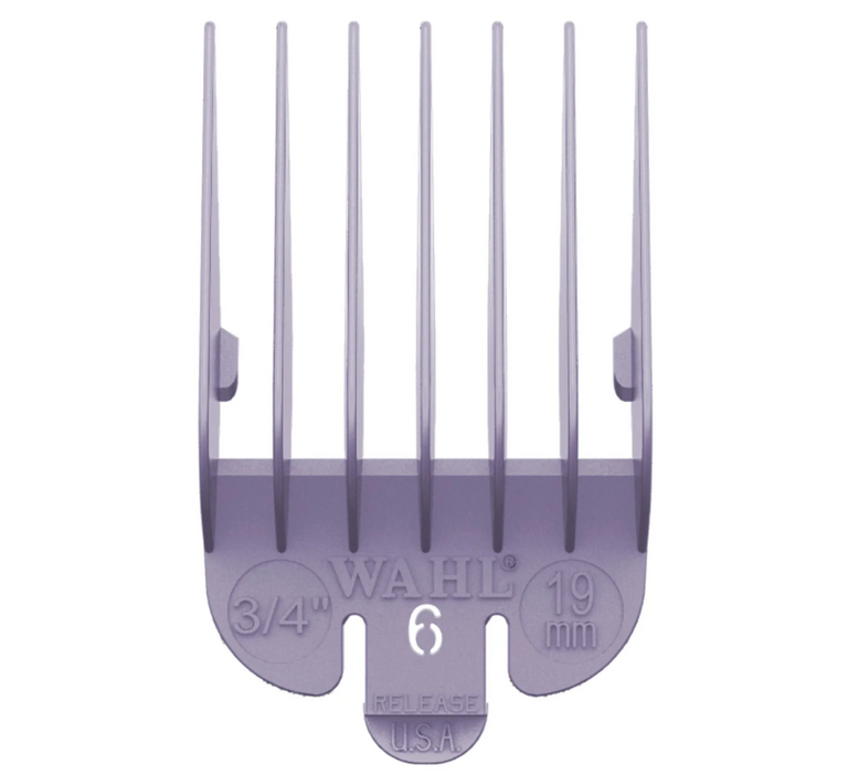 Wahl #6 Guide Comb Mauve 3/4