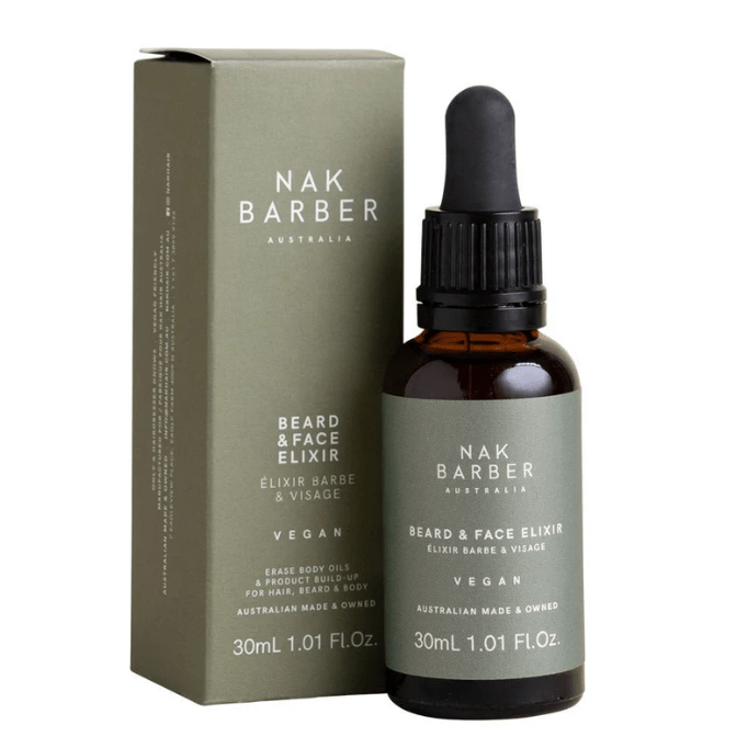 NAK Barber Beard and Face Elixir 30ml