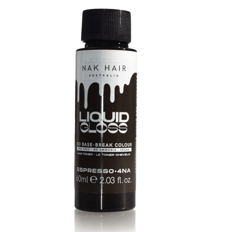 NAK Liquid Gloss Espresso 60ml 4NA - Dark Brown Natural Ash