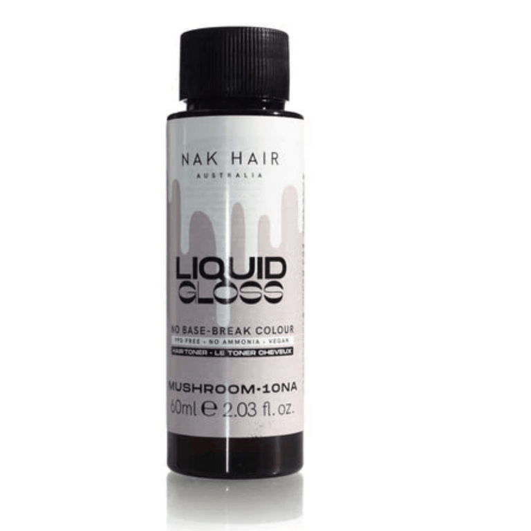 NAK Liquid Gloss Mushroom 60ml - 10NA Platinum Blonde Natural Ash