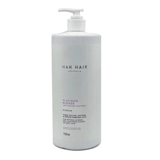 NAK Platinum Blonde Treatment Anti-Yellow 60 Second Repair 1 Litre