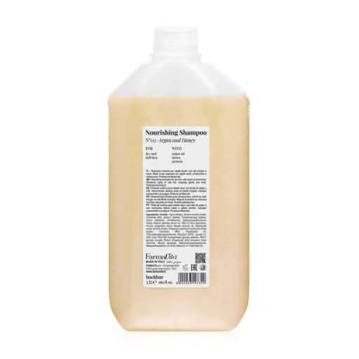 Farmavita Backbar Nourishing Shampoo N°02 Argan and Honey 5 Litre