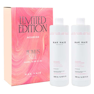 NAK Nourish Shampoo and Conditioner Duo 500ml